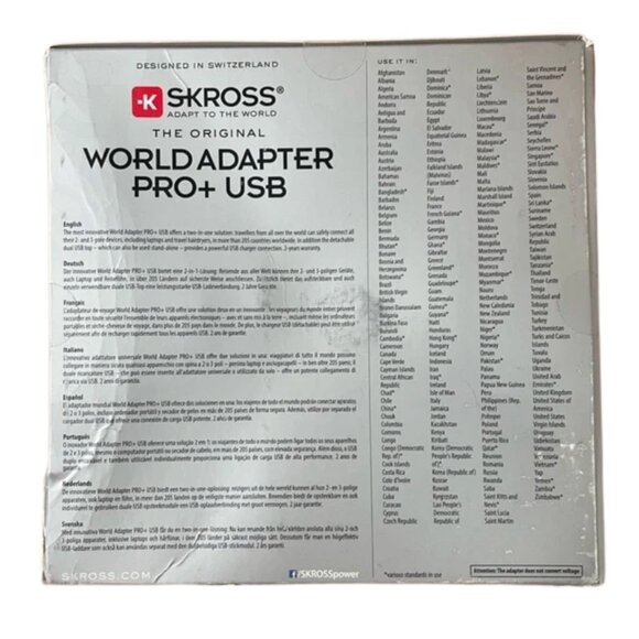 S-Kross World Travel Adapter Pro+USB - Picture 2 of 7